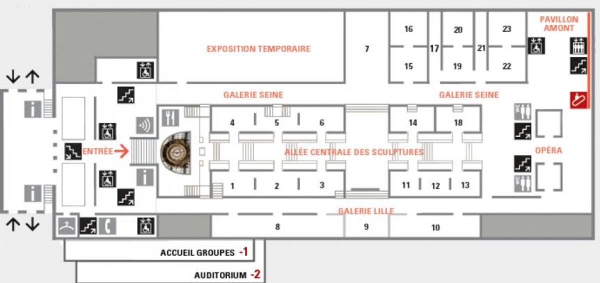 Harta de Musée d ' Orsay