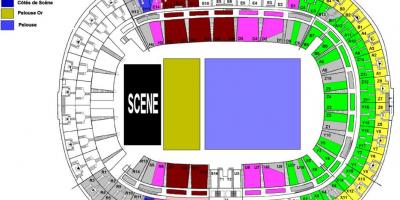 Harta de Stade de France Concert