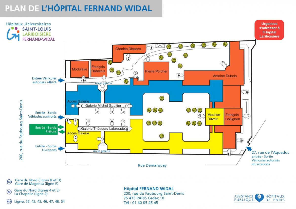 Harta Fernand-Widal spital
