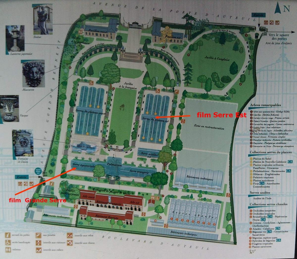 Harta Jardin des Serres d ' Auteuil
