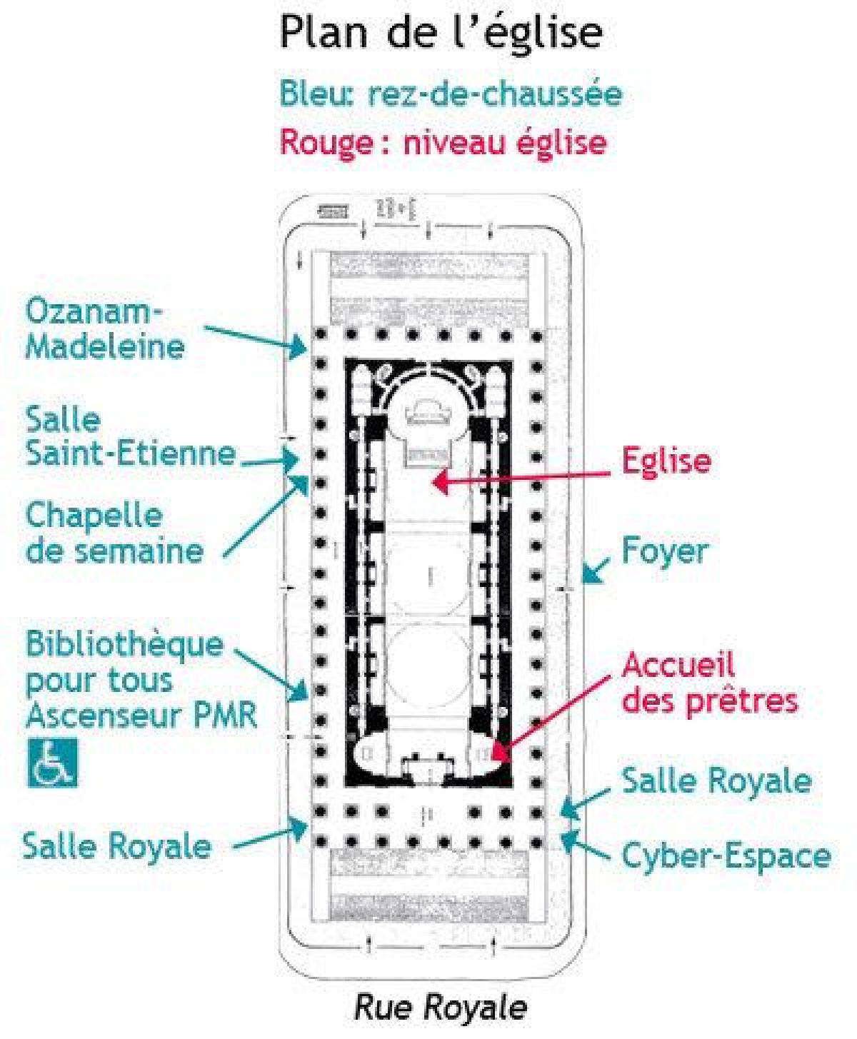 Harta Madeleine din Paris
