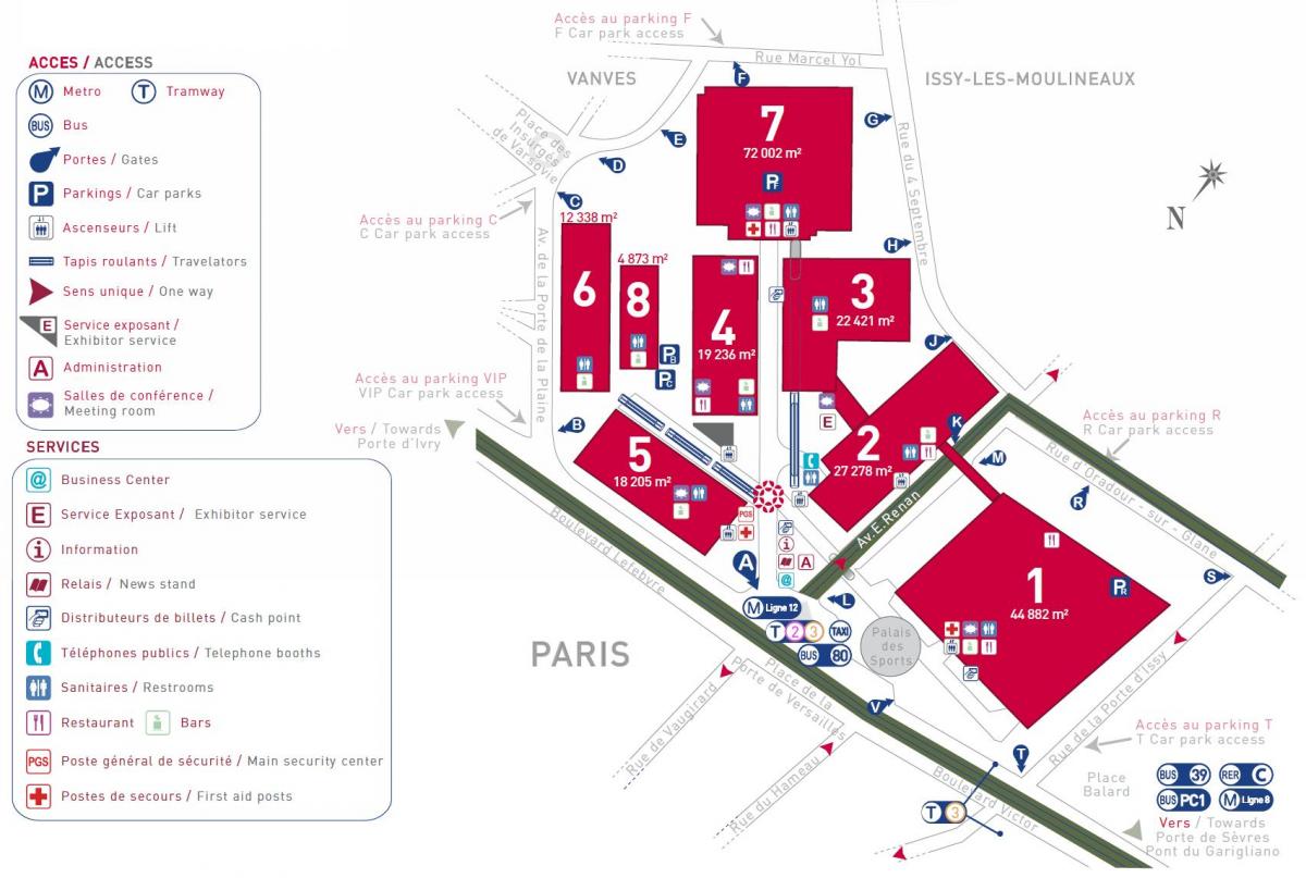 Harta de La Paris expo