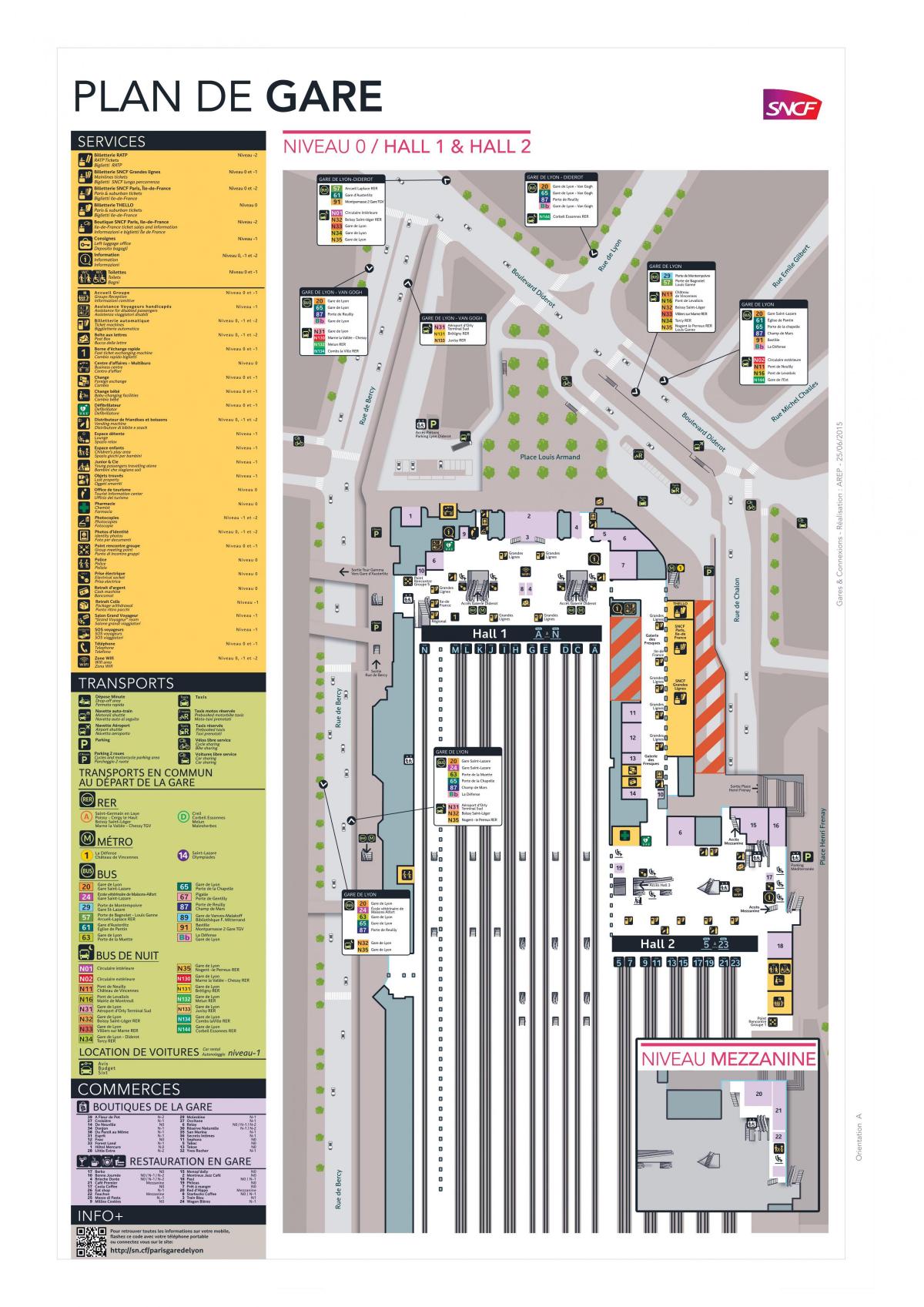 Harta Paris-Gare de Lyon