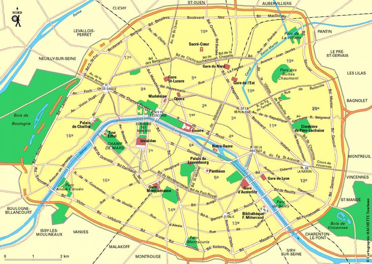 Harta de La paris posturi