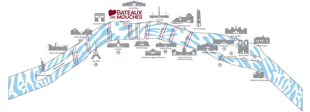 Harta Paris zbura barci