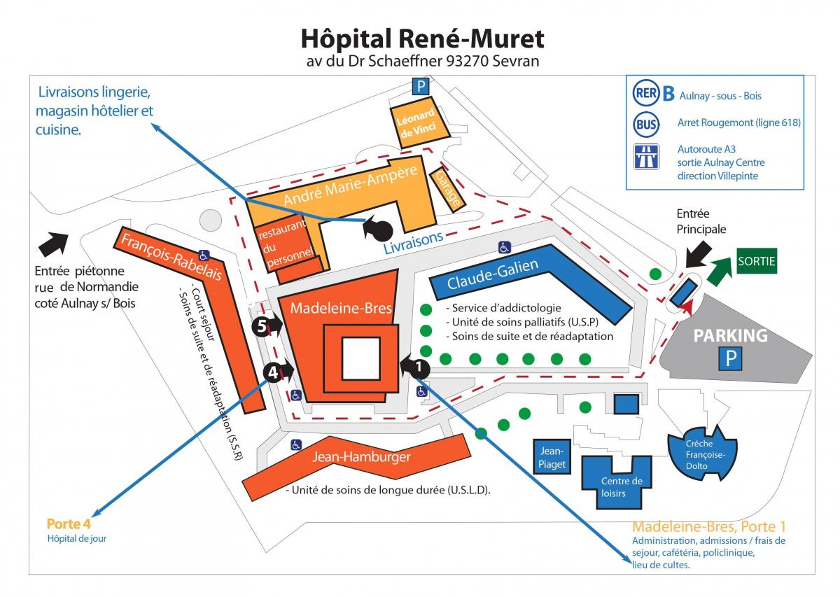 Harta René-Muret spital