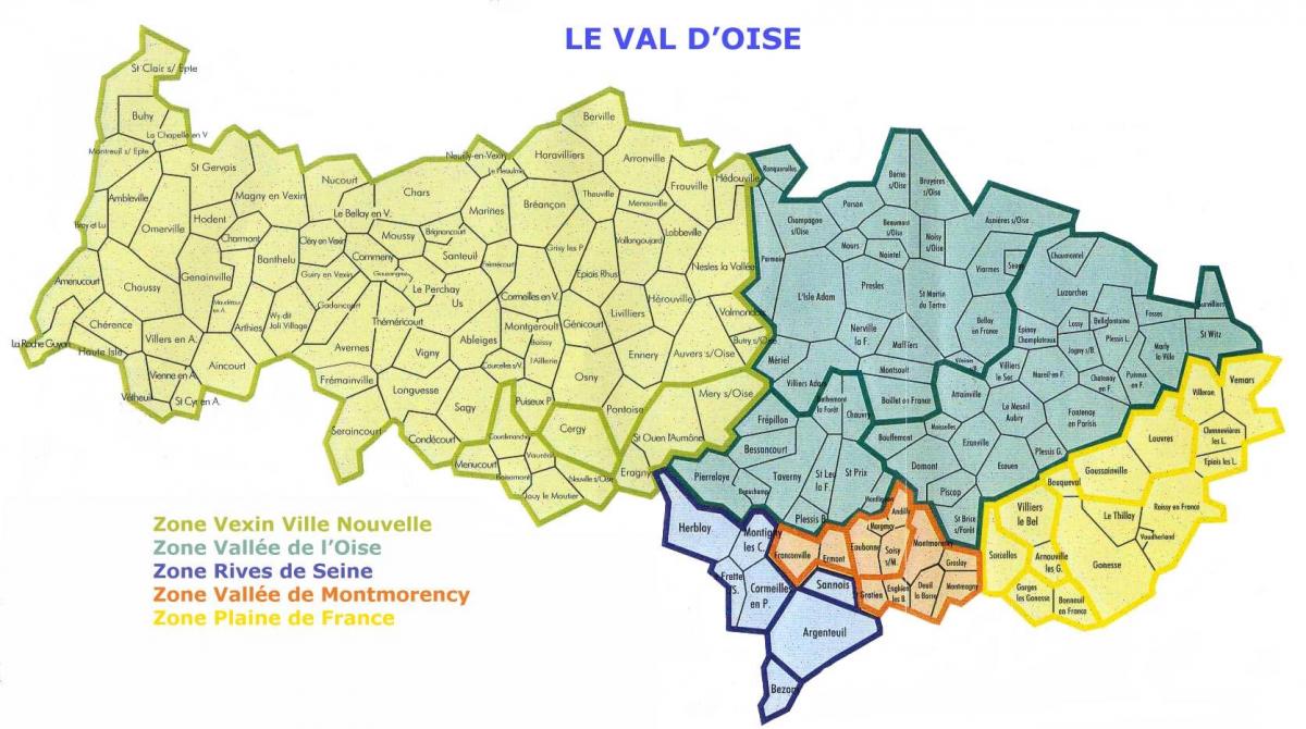 Harta Val-d ' Oise