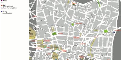 Harta arondismentul 9 din Paris