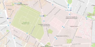 Harta Cartierul Montparnasse