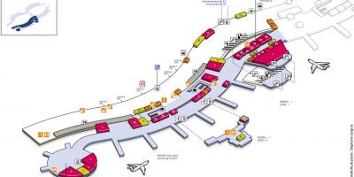 Harta CDG aeroport terminal 2A
