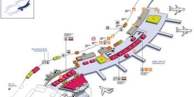 Harta CDG aeroport terminal 2C