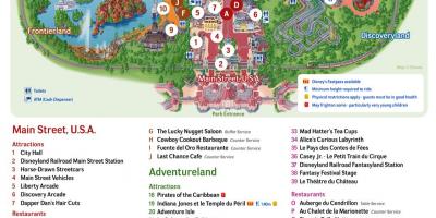 Harta Disneyland Paris