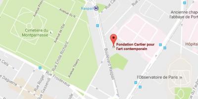 Harta Fondation Cartier