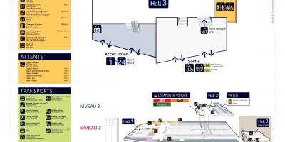 Harta Gare Montparnasse Sala 3