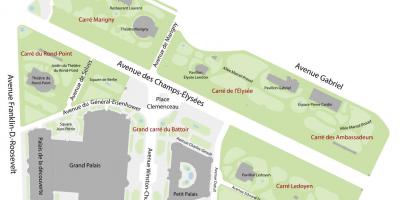Harta Jardin des Champs-Élysées