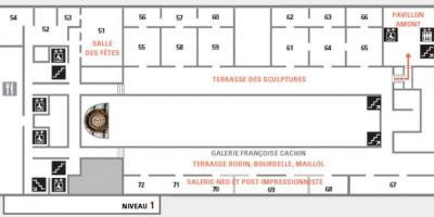 Harta de Musée d ' Orsay Nivel 2