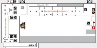 Harta de Musée d ' Orsay Nivelul 5