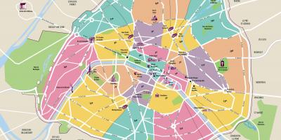 Harta Paris intramural