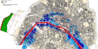 Harta Paris inundații