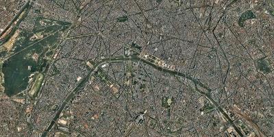 Harta satelit Paris