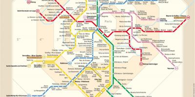 Harta de RER