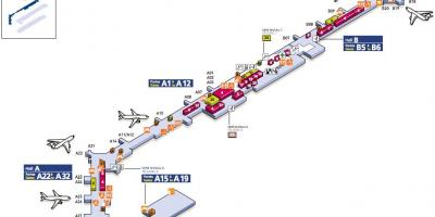 Harta Orly aeroport Sud